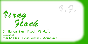 virag flock business card